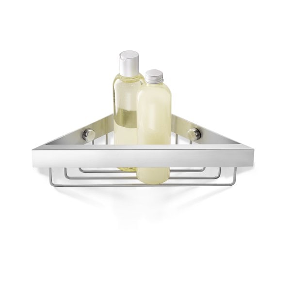 ZACK 40373 LINEA ドイツZACK社製モダンデザインのシャワーバスケット(コーナー用) 壁付けタイプ DIY HL [在庫有り]H1