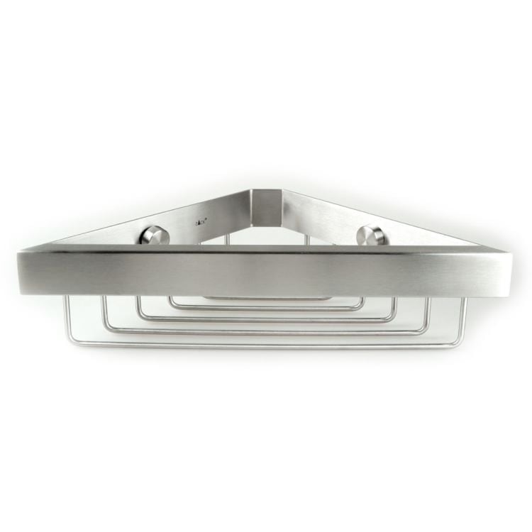 ZACK 40373 LINEA ドイツZACK社製モダンデザインのシャワーバスケット(コーナー用) 壁付けタイプ DIY HL [在庫有り]H1