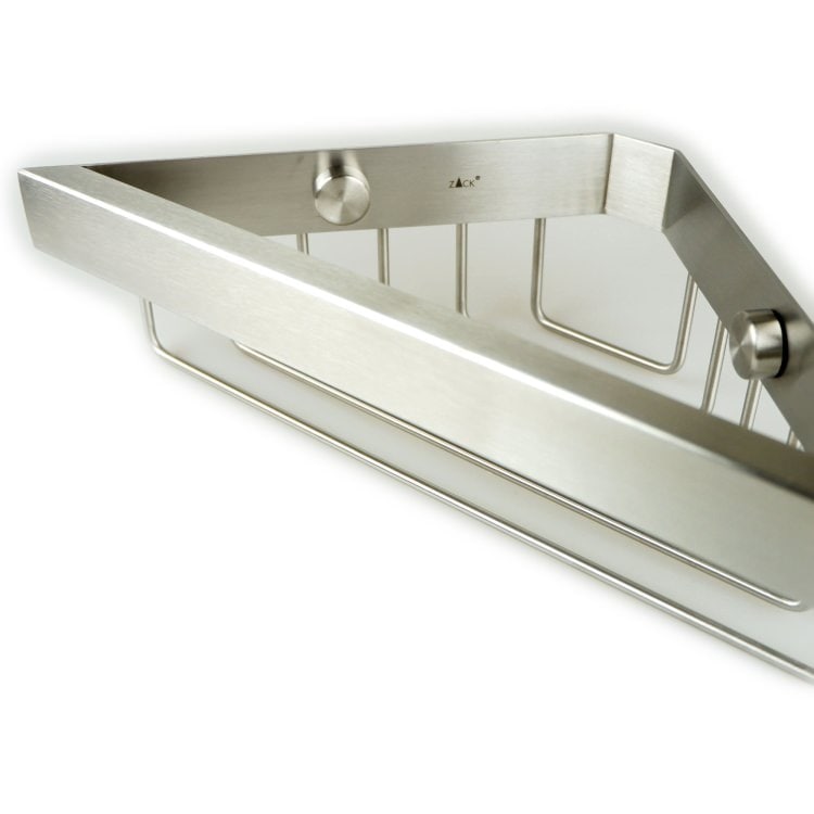 ZACK 40373 LINEA ドイツZACK社製モダンデザインのシャワーバスケット(コーナー用) 壁付けタイプ DIY HL [在庫有り]H1