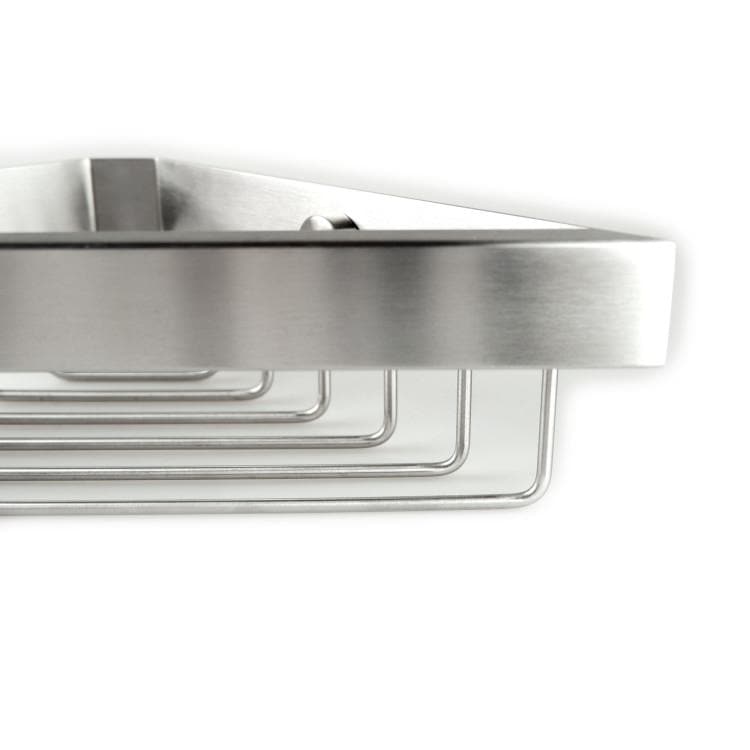 ZACK 40373 LINEA ドイツZACK社製モダンデザインのシャワーバスケット(コーナー用) 壁付けタイプ DIY HL [在庫有り]H1