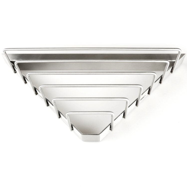 ZACK 40373 LINEA ドイツZACK社製モダンデザインのシャワーバスケット(コーナー用) 壁付けタイプ DIY HL [在庫有り]H1