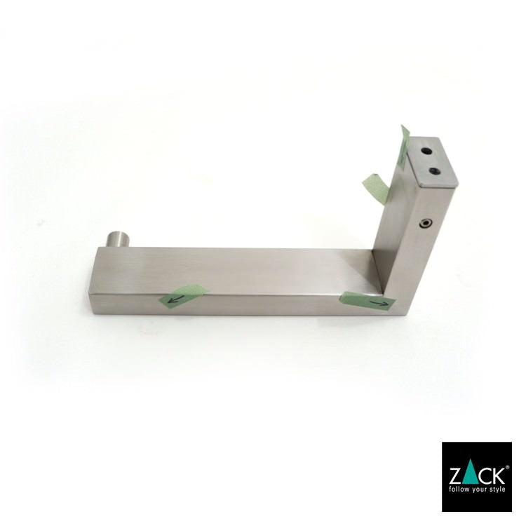 [サンプル品] ZACK 40374 LINEA ドイツZACK社製　モダンデザインのトイレットペーパーホルダー 壁付けタイプ DIY HL [在庫有り]