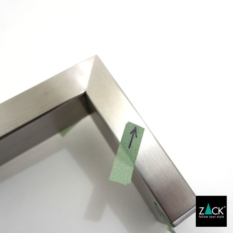 [サンプル品] ZACK 40374 LINEA ドイツZACK社製　モダンデザインのトイレットペーパーホルダー 壁付けタイプ DIY HL [在庫有り]