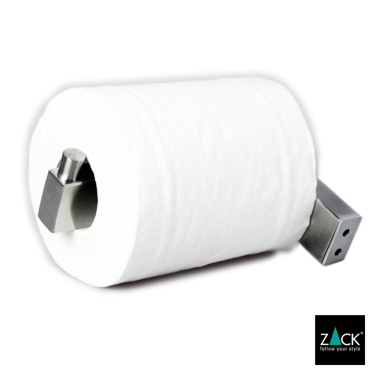 [サンプル品] ZACK 40374 LINEA ドイツZACK社製　モダンデザインのトイレットペーパーホルダー 壁付けタイプ DIY HL [在庫有り]