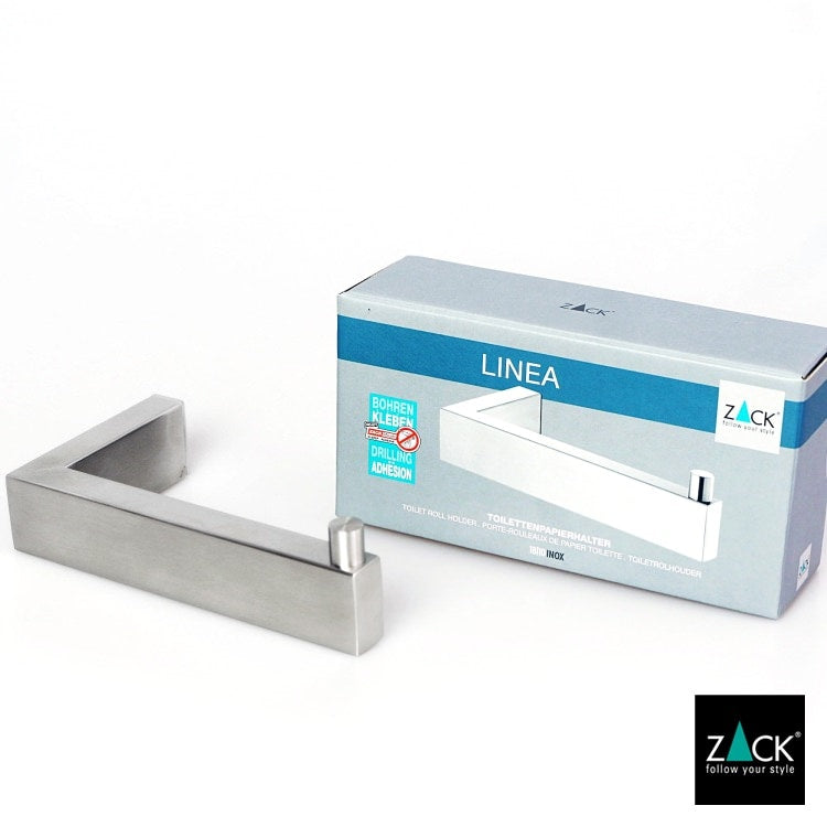 ZACK 40374 LINEA ドイツZACK社製モダンデザインのトイレットペーパーホルダー 壁付けタイプ DIY HL [在庫有り]