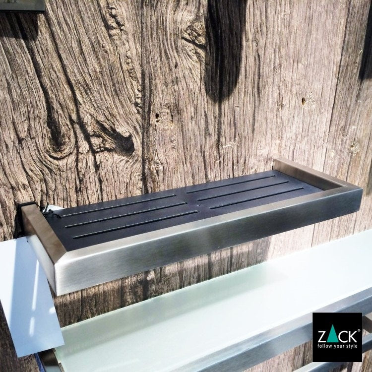 ZACK 40375 LINEA ドイツZACK社製モダンデザインのシャワーシェルフ 壁付けタイプ DIY HL [在庫有り] H2-56
