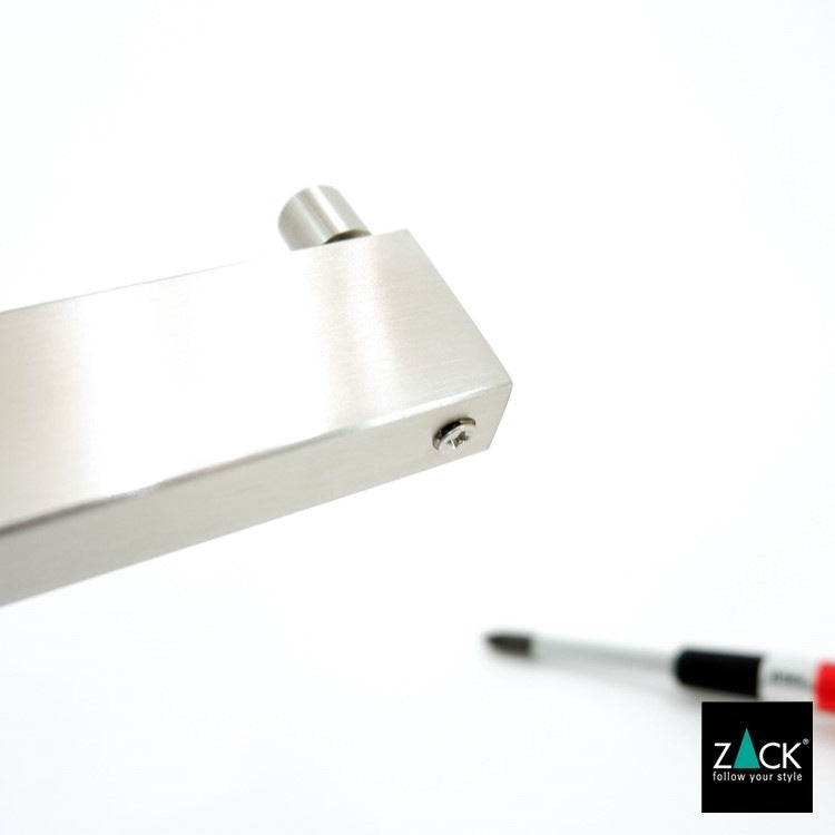 ZACK 40376 LINEA ドイツZACK社製モダンデザインのトイレットペーパーホルダー(トレイ付き) 壁付けタイプ DIY HL [在庫有り]H1