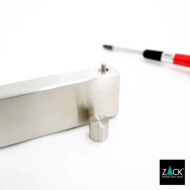 ZACK 40376 LINEA ドイツZACK社製モダンデザインのトイレットペーパーホルダー(トレイ付き) 壁付けタイプ DIY HL [在庫有り]H1