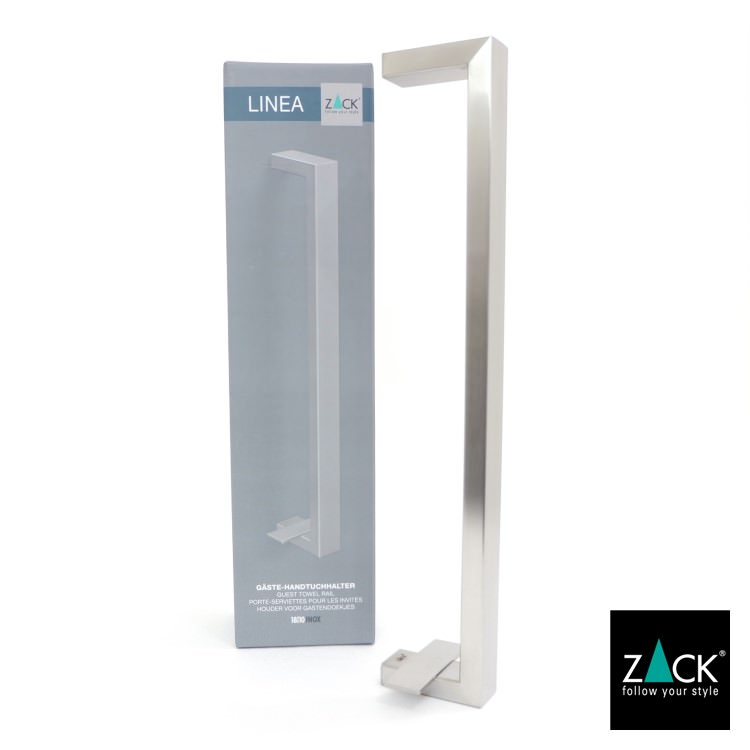 ZACK 40378 LINEA ドイツZACK社製モダンデザインのタオルホルダー 壁付けタイプ DIY HL [在庫有り]
