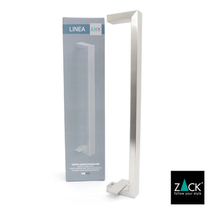 ZACK 40378 LINEA ドイツZACK社製モダンデザインのタオルホルダー 壁付けタイプ DIY HL [在庫有り]
