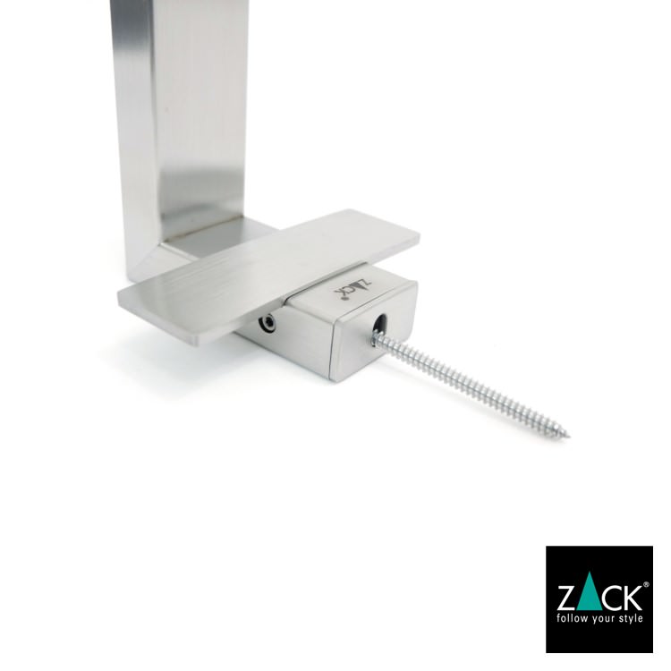 ZACK 40378 LINEA ドイツZACK社製モダンデザインのタオルホルダー 壁付けタイプ DIY HL [在庫有り]