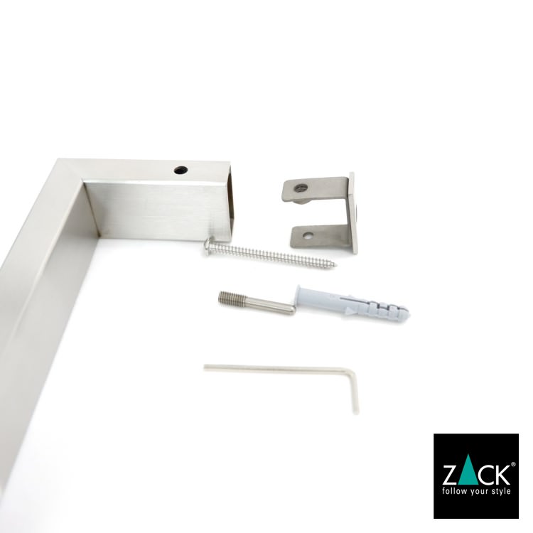 ZACK 40378 LINEA ドイツZACK社製モダンデザインのタオルホルダー 壁付けタイプ DIY HL [在庫有り]
