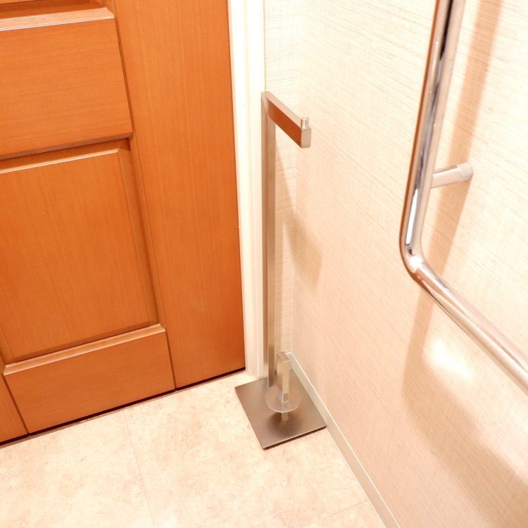 ZACK 40379 LINEA ドイツZACK社製モダンデザインのトイレットペーパースタンド HL [在庫有り]