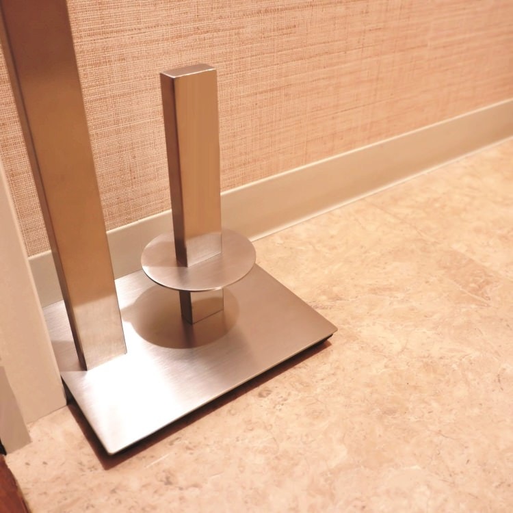 ZACK 40379 LINEA ドイツZACK社製モダンデザインのトイレットペーパースタンド HL [在庫有り]