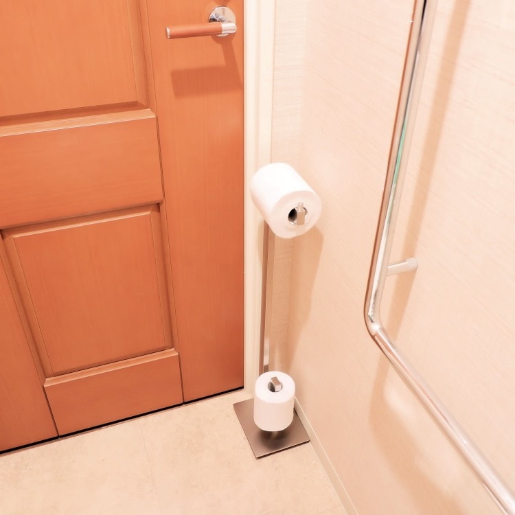 ZACK 40379 LINEA ドイツZACK社製モダンデザインのトイレットペーパースタンド HL [在庫有り]
