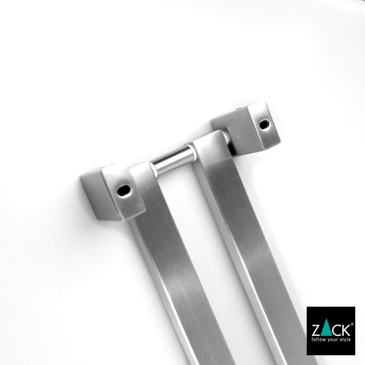 ZACK 40380 LINEA ドイツZACK社製モダンデザインの可動式タオルホルダー 壁付けタイプ DIY HL [在庫有り] H2-63