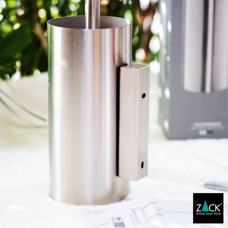 ZACK 40381 LINEA ドイツZACK社製モダンデザインのトイレブラシ 壁付けタイプ DIY HL [在庫有り]