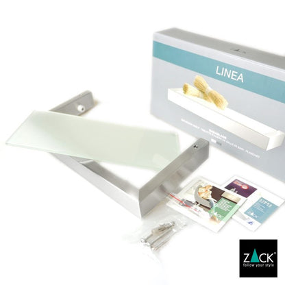 ZACK 40383 LINEA ドイツZACK社製モダンデザインのバスルームシェルフ 壁付けタイプ DIY HL [お取寄せ] H2-76