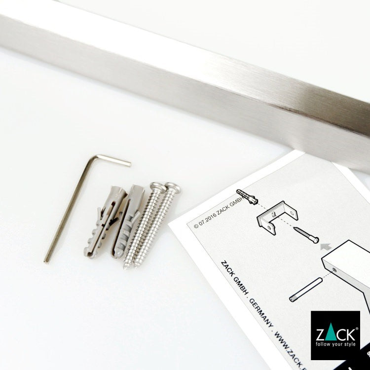 ZACK 40384 LINEA ドイツZACK社製モダンデザインのバスルームシェルフ 壁付けタイプ DIY HL [お取寄せ] H2-19