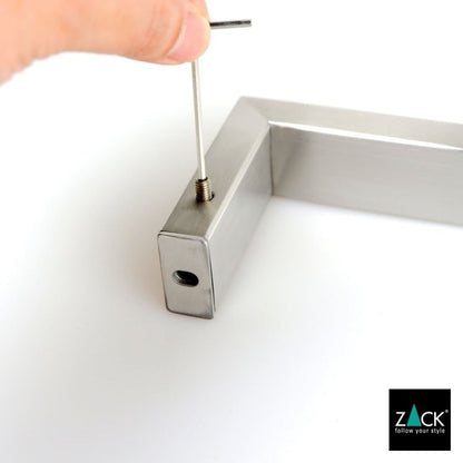ZACK 40387 LINEA ドイツZACK社製モダンデザインのタオルレール 壁付けタイプ DIY HL [お取寄せ]