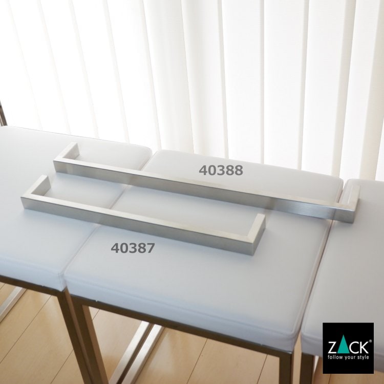 ZACK 40387 LINEA ドイツZACK社製モダンデザインのタオルレール 壁付けタイプ DIY HL [お取寄せ]
