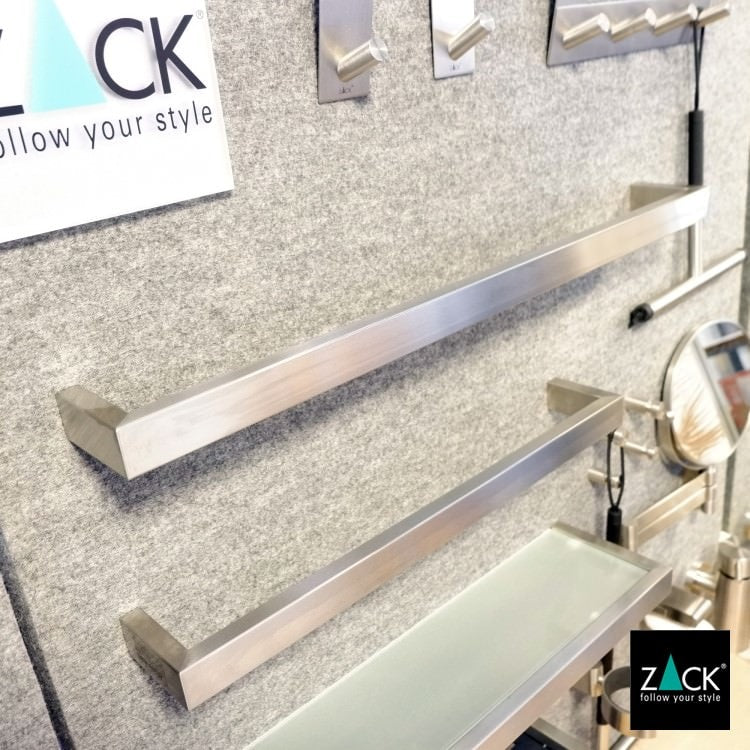 ZACK 40388 LINEA ドイツZACK社製モダンデザインのタオルレール61.5cm 壁付けタイプ DIY HL [在庫有り]