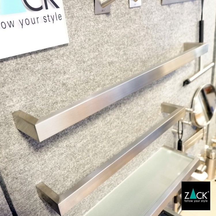 ZACK 40388 LINEA ドイツZACK社製モダンデザインのタオルレール61.5cm 壁付けタイプ DIY HL [在庫有り]