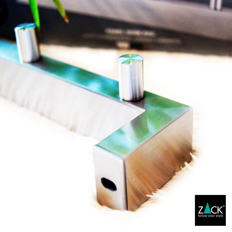 ZACK 40389 LINEA ドイツZACK社製モダンデザインのタオルフックレール 壁付けタイプ DIY HL [在庫有り]
