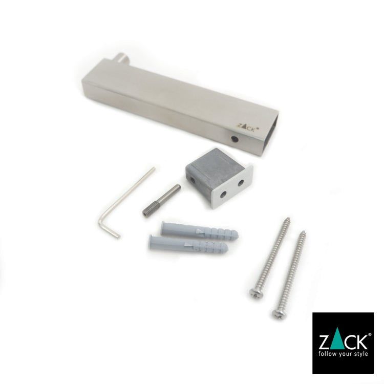 ZACK 40391 LINEA ドイツZACK社製モダンデザインのスペアトイレットペーパーホルダー 予備ロール 壁付けタイプ DIY HL [在庫有り]