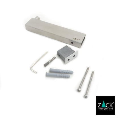 ZACK 40391 LINEA ドイツZACK社製モダンデザインのスペアトイレットペーパーホルダー 予備ロール 壁付けタイプ DIY HL [在庫有り]