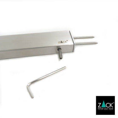 ZACK 40391 LINEA ドイツZACK社製モダンデザインのスペアトイレットペーパーホルダー 予備ロール 壁付けタイプ DIY HL [在庫有り]