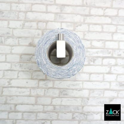 ZACK 40391 LINEA ドイツZACK社製モダンデザインのスペアトイレットペーパーホルダー 予備ロール 壁付けタイプ DIY HL [在庫有り]