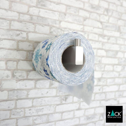 ZACK 40391 LINEA ドイツZACK社製モダンデザインのスペアトイレットペーパーホルダー 予備ロール 壁付けタイプ DIY HL [在庫有り]