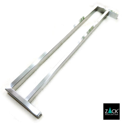 ZACK 40393 LINEA ドイツZACK社製モダンデザインのダブルタオルレール 壁付けタイプ DIY HL [在庫有り]