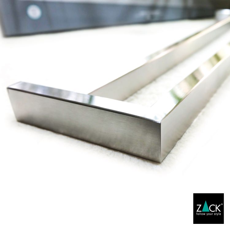ZACK 40393 LINEA ドイツZACK社製モダンデザインのダブルタオルレール 壁付けタイプ DIY HL [在庫有り]