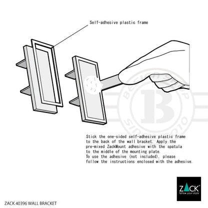 ZACK 40396 LINEA LINEA接着用ブラケット [パーツ] HL [在庫有り]