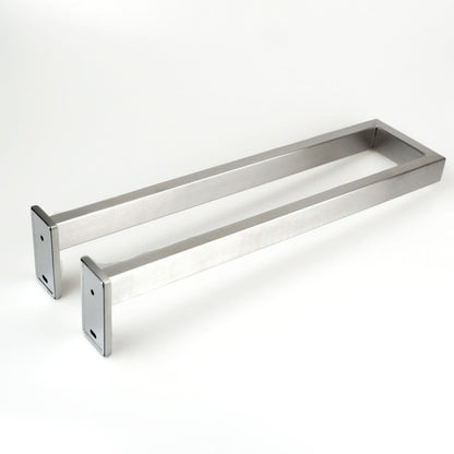 ZACK 40398 LINEA ドイツZACK社製モダンデザインのダブルタオルホルダー 壁付けタイプ DIY HL [在庫有り]H1
