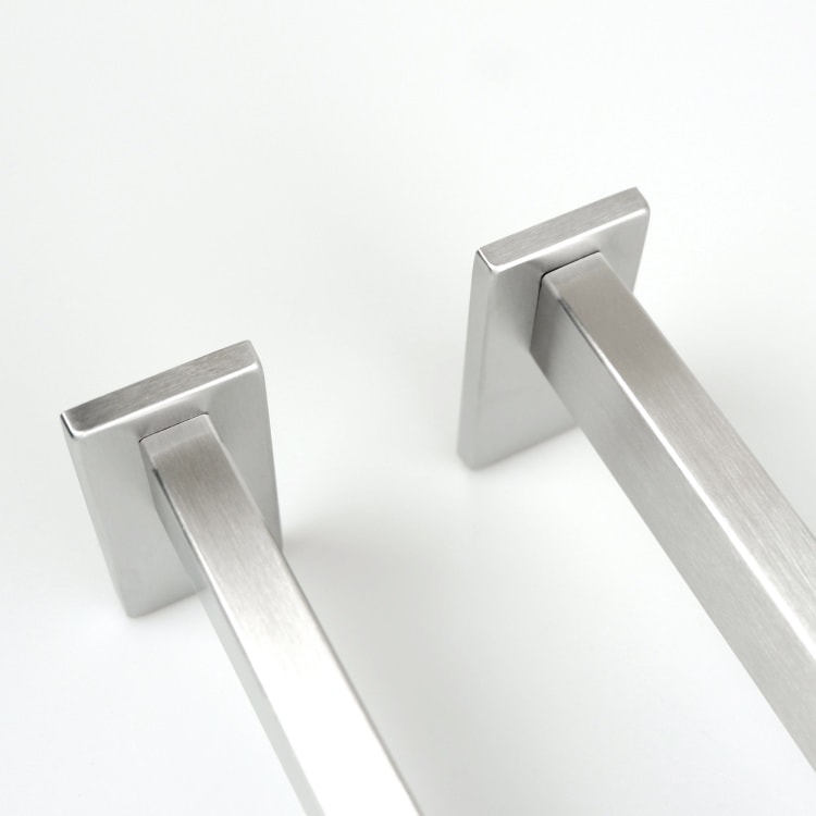 ZACK 40398 LINEA ドイツZACK社製モダンデザインのダブルタオルホルダー 壁付けタイプ DIY HL [在庫有り]H1