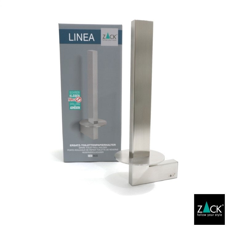 ZACK 40399 LINEA ドイツZACK社製モダンデザインのスペアトイレットペーパーホルダー 予備ロール 壁付けタイプ DIY HL [在庫有り] H2-33