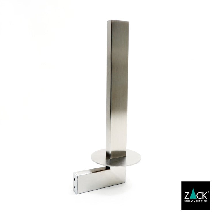 ZACK 40399 LINEA ドイツZACK社製モダンデザインのスペアトイレットペーパーホルダー 予備ロール 壁付けタイプ DIY HL [在庫有り] H2-33