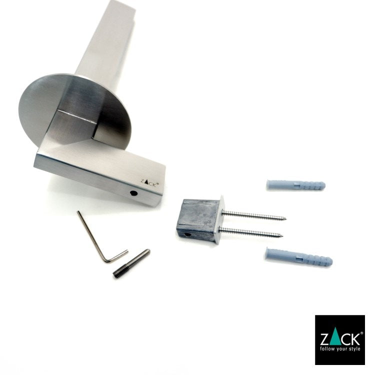 ZACK 40399 LINEA ドイツZACK社製モダンデザインのスペアトイレットペーパーホルダー 予備ロール 壁付けタイプ DIY HL [在庫有り] H2-33