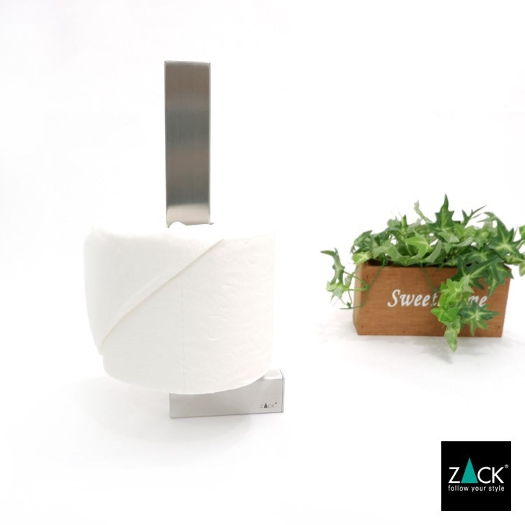 ZACK 40399 LINEA ドイツZACK社製モダンデザインのスペアトイレットペーパーホルダー 予備ロール 壁付けタイプ DIY HL [在庫有り] H2-33
