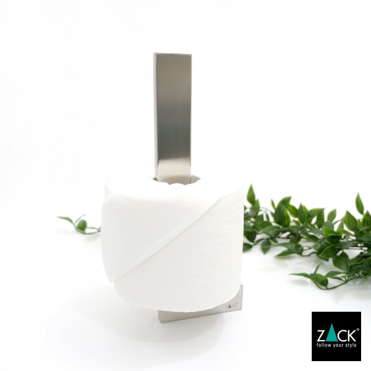 ZACK 40399 LINEA ドイツZACK社製モダンデザインのスペアトイレットペーパーホルダー 予備ロール 壁付けタイプ DIY HL [在庫有り] H2-33
