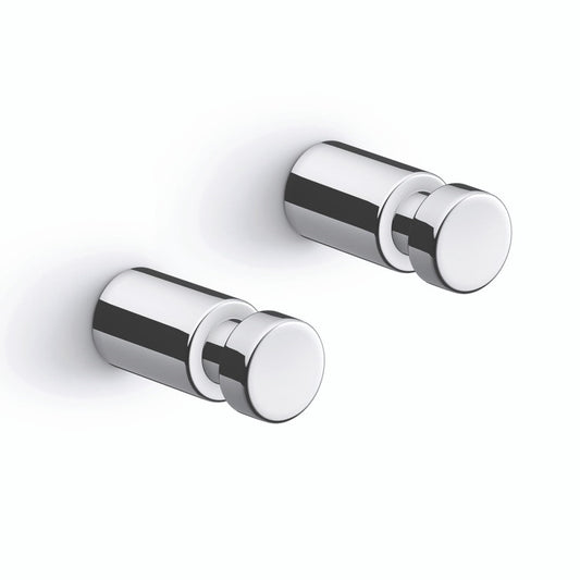 ZACK 40402 AIVO ドイツZACK社製モダンデザインのタオルフックS 2個セット 壁付けタイプ DIY MP [在庫有り]H1