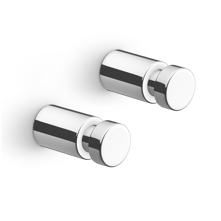［廃番］ ZACK 40403 AIVO ドイツZACK社製モダンデザインのタオルフックM 2個セット 壁付けタイプ DIY MP