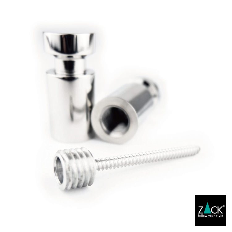 ［廃番］ ZACK 40403 AIVO ドイツZACK社製モダンデザインのタオルフックM 2個セット 壁付けタイプ DIY MP