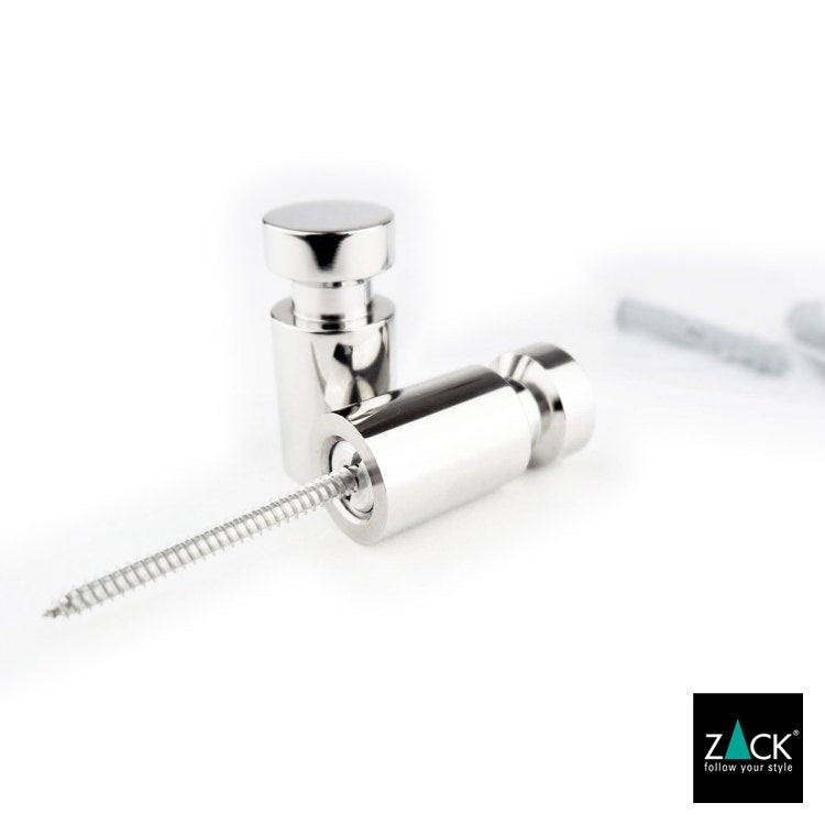 ［廃番］ ZACK 40403 AIVO ドイツZACK社製モダンデザインのタオルフックM 2個セット 壁付けタイプ DIY MP