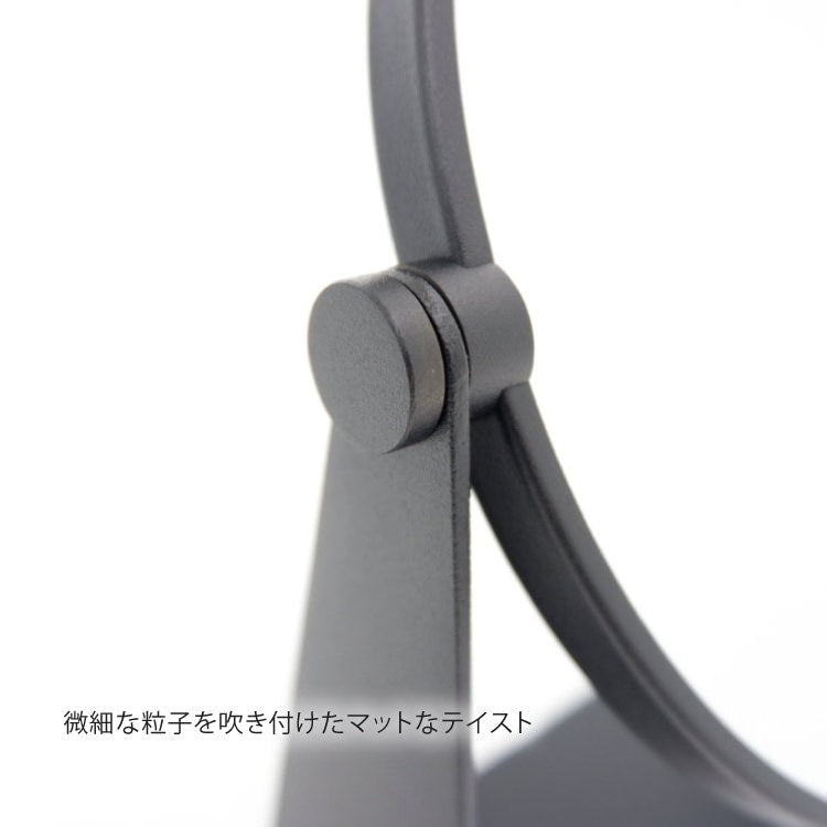 ZACK 40404 TARVIS ドイツZACK社製モダンデザインのメイクアップミラー マットブラック [在庫有り] H2-68