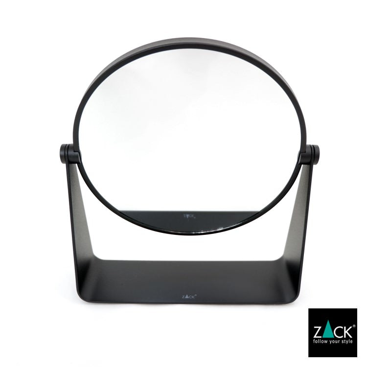 ZACK 40404 TARVIS ドイツZACK社製モダンデザインのメイクアップミラー マットブラック [在庫有り] H2-68