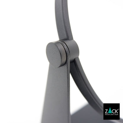 ZACK 40404 TARVIS ドイツZACK社製モダンデザインのメイクアップミラー マットブラック H2-68 [在庫有り]